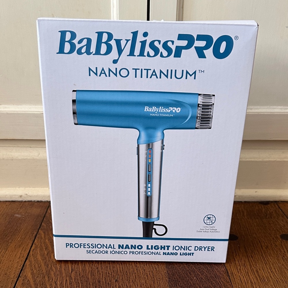BaBylissPRO Nano Titanium Hair Dryer new in box